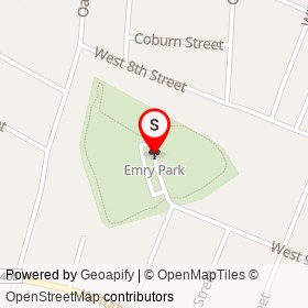 Emry Park on , Roanoke Rapids North Carolina - location map