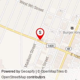 Oscar's on West 10th Street, Roanoke Rapids North Carolina - location map