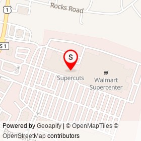 Supercuts on Lafayette Road, Seabrook New Hampshire - location map