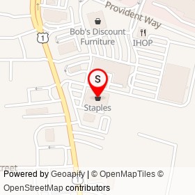 Staples on Lafayette Road, Seabrook New Hampshire - location map
