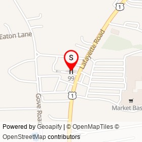 99 on Lafayette Road, Seabrook New Hampshire - location map