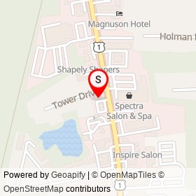 Lena's Pizza on Tower Drive, Hampton New Hampshire - location map