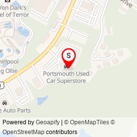 Key Acura of Portsmouth on Lafayette Road, Portsmouth New Hampshire - location map