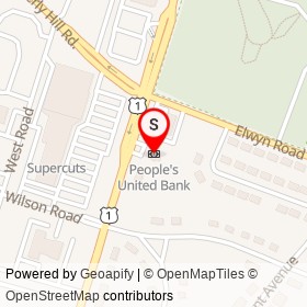 People's United Bank on Lafayette Road, Portsmouth New Hampshire - location map