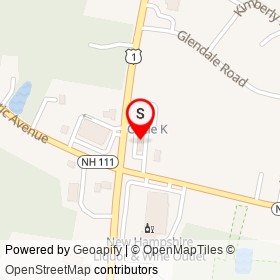 Irving on Lafayette Road, North Hampton New Hampshire - location map
