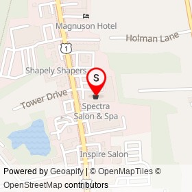 Spectra Salon & Spa on Lafayette Road, Hampton New Hampshire - location map