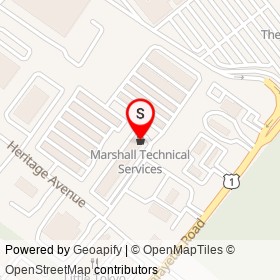 Marshall Technical Services on Heritage Avenue, Portsmouth New Hampshire - location map