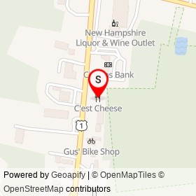 C'est Cheese on Lafayette Road, North Hampton New Hampshire - location map
