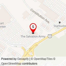 The Salvation Army on Lafayette Road, Portsmouth New Hampshire - location map
