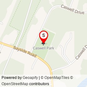 Caswell Park on , Greenland New Hampshire - location map