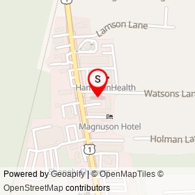 Hampton Veterinary Hospital on Watsons Lane, Hampton New Hampshire - location map