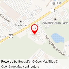 Bournival Jeep on Spring Brook Circle, Portsmouth New Hampshire - location map