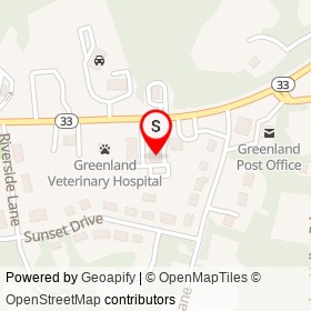 Me & Ollie's Cafe on Portsmouth Avenue, Greenland New Hampshire - location map