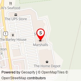 Marshalls on Lafayette Road, North Hampton New Hampshire - location map