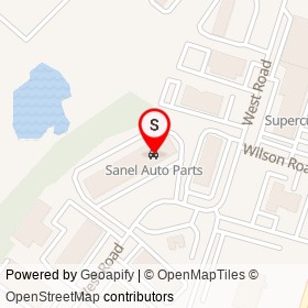 Sanel Auto Parts on West Road, Portsmouth New Hampshire - location map