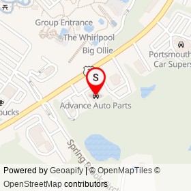 Advance Auto Parts on Lafayette Road, Portsmouth New Hampshire - location map