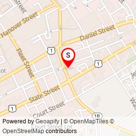 Piscataqua Savings Bank on Pleasant Street, Portsmouth New Hampshire - location map