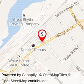 SiS on Islington Street, Portsmouth New Hampshire - location map