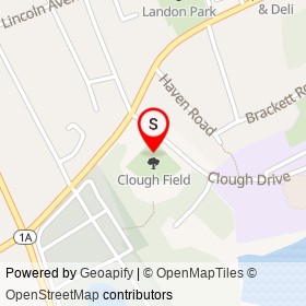 Clough Field on , Portsmouth New Hampshire - location map