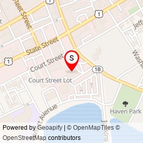 Citizens Bank on Pleasant Street, Portsmouth New Hampshire - location map