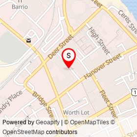 Dos Amigos Burritos - Serving White Heron Coffee on Portwalk Way, Portsmouth New Hampshire - location map