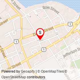 Ceres Bakery on Penhallow Street, Portsmouth New Hampshire - location map