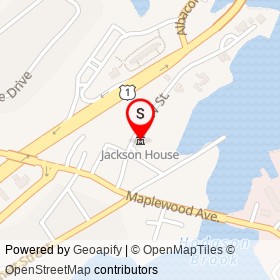 Jackson House on , Portsmouth New Hampshire - location map