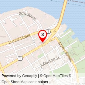 Raleigh on State Street, Portsmouth New Hampshire - location map