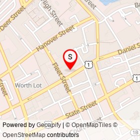 Thirsty Moose Taphouse on Congress Street, Portsmouth New Hampshire - location map