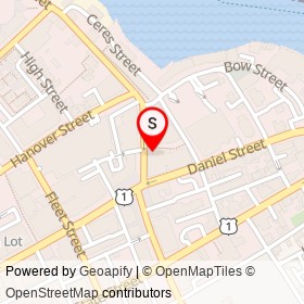 Cup of Joe on Market Street, Portsmouth New Hampshire - location map