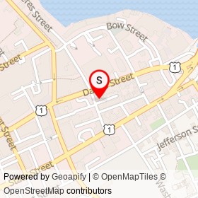 Ristorante Massimo on Custom House Lane, Portsmouth New Hampshire - location map
