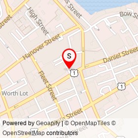 Starbucks on High Street, Portsmouth New Hampshire - location map