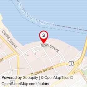 Surf on Bow Street, Portsmouth New Hampshire - location map