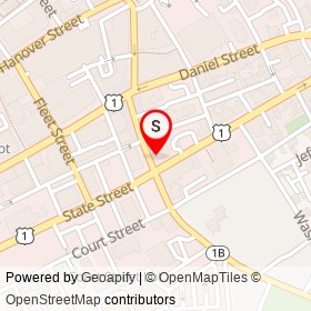 Ceo's Gelato Bistro on Pleasant Street, Portsmouth New Hampshire - location map
