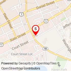 Clipper Tavern on Court Street, Portsmouth New Hampshire - location map