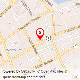 The Works Cafe on Congress Street, Portsmouth New Hampshire - location map
