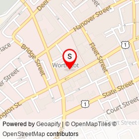 The Music Hall Loft on Congress Street, Portsmouth New Hampshire - location map