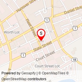 People's United Bank on Fleet Street, Portsmouth New Hampshire - location map