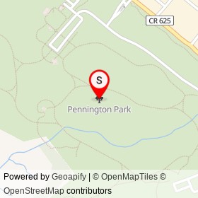 Pennington Park on , Delanco New Jersey - location map