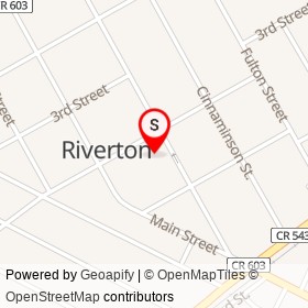 No Name Provided on 4th Street, Riverton New Jersey - location map