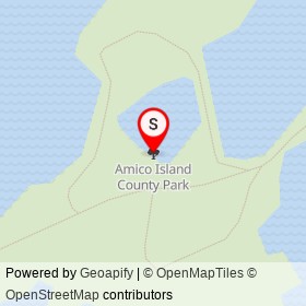 Amico Island County Park on ,  New Jersey - location map