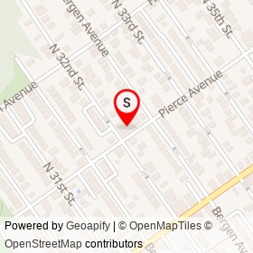 A & A Soft Pretzel Baking on North 32nd Street, Camden New Jersey - location map