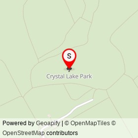 Crystal Lake Park on ,  New Jersey - location map