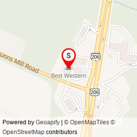 Best Western on Dunns Mill Road,  New Jersey - location map