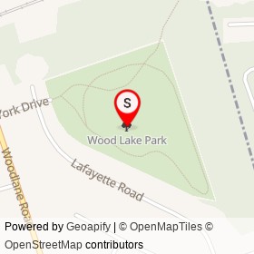 Wood Lake Park on , Edgewater Park New Jersey - location map