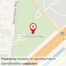 Community Park on ,  New Jersey - location map
