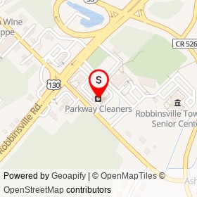 Parkway Cleaners on Robbinsville - Allentown Road,  New Jersey - location map