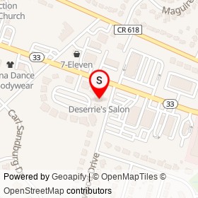Deserrie's Salon on Limewood Drive, Hamilton Township New Jersey - location map