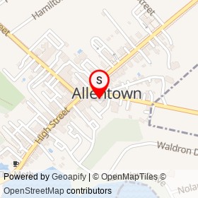 No Name Provided on Waker Street, Allentown New Jersey - location map