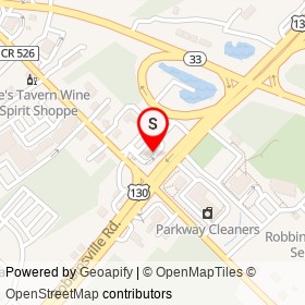 Taco Bell on Robbinsville - Allentown Road,  New Jersey - location map